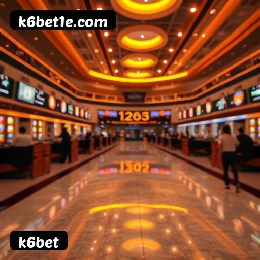 Plataforma k6bet mostrando interface moderna, jogos certificados e recursos de segurança licenciados